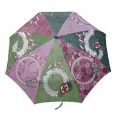 Purple Gardens folding umbrella Purple Gardens folding umbrella