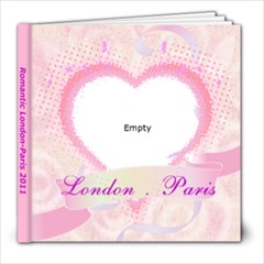London-Paris 2011 - 8x8 Photo Book (39 pages)