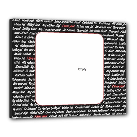 Chris & Lynne I love you! canvas - Canvas 20  x 16  (Stretched)