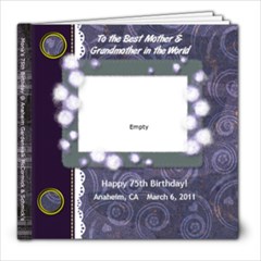 Pawp s 75th birthday - 8x8 Photo Book (20 pages)
