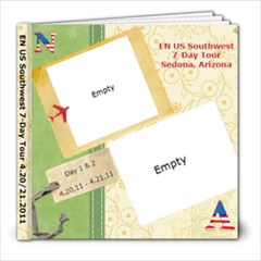 EN US Southwest 7-Day Tour (4.20 & 21, 2010)  - 8x8 Photo Book (20 pages)