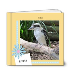 Crisp Buttercup General Purpose Deluxe Book 6x6 (20 Pages) - 6x6 Deluxe Photo Book (20 pages)