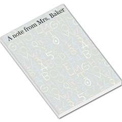 Mrs. Baker - Large Memo Pads