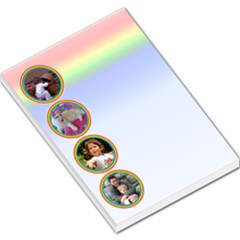 rainbow bubble large memo - Large Memo Pads rainbow bubble large memo - Large Memo Pads