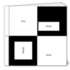 Angelica Classic Black & White  Deluxe 8 X 8 20 Page Book