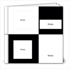 Angelica Classic Black & White  8 x 8 39 page book - 8x8 Photo Book (39 pages)