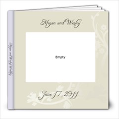 Megan and Wesleys wedding - 8x8 Photo Book (20 pages)