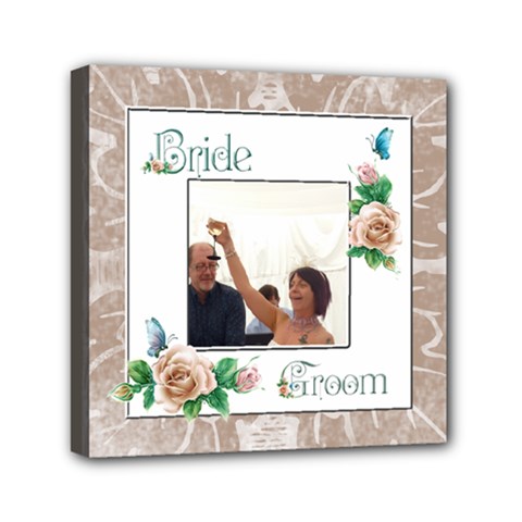 Bride & Groom Mini stretched Canvas 6 x 6 - Mini Canvas 6 x 6 (Stretched) Bride & Groom Mini stretched Canvas 6 x 6 - Mini Canvas 6 x 6 (Stretched)