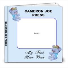 Cameron 1st Album - 8x8 Photo Book (20 pages)