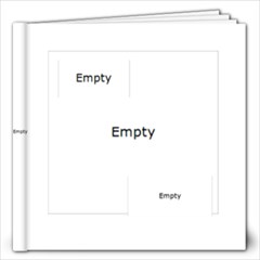 Dove 12 x 12 100 page wedding keepsake album  - 12x12 Photo Book (100 pages)