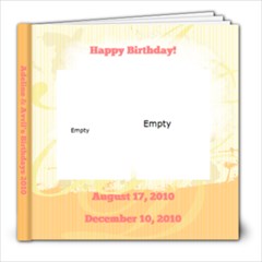 Girl s Birthdays 2010 - 8x8 Photo Book (20 pages)
