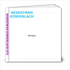 BUBBY REIKHTMAN - 6x6 Photo Book (20 pages)