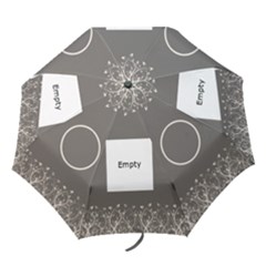 Coffee and Cream Folding Umbrella