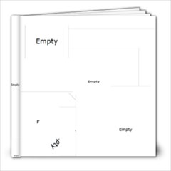 Flower Girl Pattern - 8x8 Photo Book (20 pages)