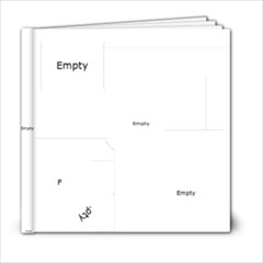 Flower Girl Pattern - 6x6 Photo Book (20 pages)