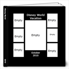Disney World 2010 - 12x12 Photo Book (40 pages)