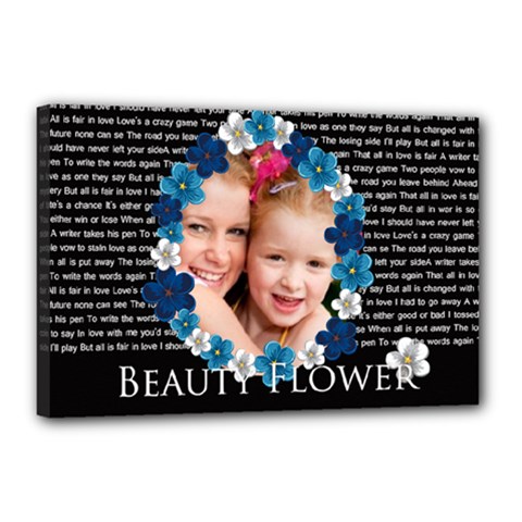 flower of girl - Canvas 18 x 12 (Stretched) flower of girl - Canvas 18 x 12 (Stretched)