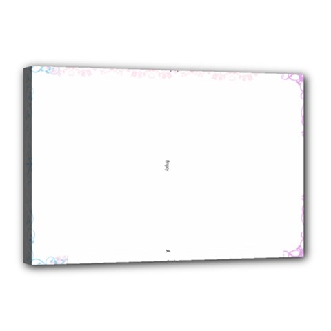 I love you this BIG - Canvas 18  x 12  (Stretched)