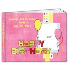 Kinsleys 3rd birthday party - 7x5 Photo Book (20 pages)