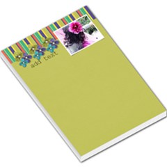 Large Memo Pads- Stripes and Flowers Large Memo Pads- Stripes and Flowers