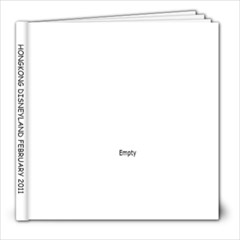 DISNEYland cover - 8x8 Photo Book (100 pages)