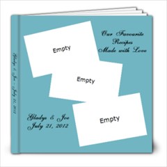 Wedding Cookbook - 8x8 Photo Book (20 pages)