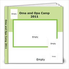 Oma and Opa Camp 2011-1 - 8x8 Photo Book (20 pages)