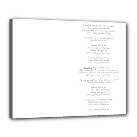 look at me - Canvas 20  x 16  (Stretched)