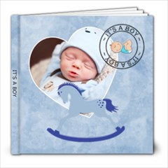 It s A Boy 8x8 60 Page Photo Book - 8x8 Photo Book (60 pages)