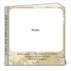 2009 River Cruise - 8x8 Photo Book (100 pages)