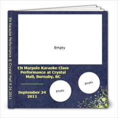 EN Karaoke Class Performance 9.24.2011 - 8x8 Photo Book (20 pages)