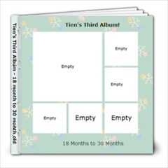third album Tien background les - 8x8 Photo Book (60 pages)