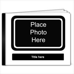 Black And White General Purpose 11x8 5 20 Page Book