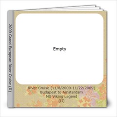 River Cruise - Book II - 8x8 Photo Book (60 pages)