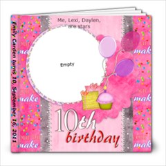Emily 10th Birthday - 8x8 Photo Book (20 pages)