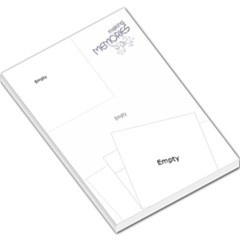 Serenity Blue Large Memo Pad - Large Memo Pads