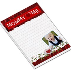 Mommy Loves Me Red Large Memo Pad - Large Memo Pads Mommy Loves Me Red Large Memo Pad - Large Memo Pads