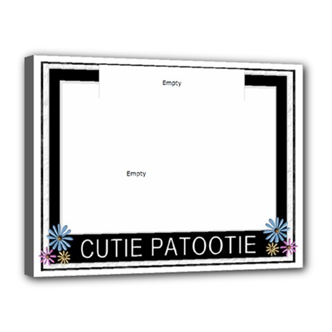 Cutie Patootie 16x12 Stretched Canvas - Canvas 16  x 12  (Stretched)