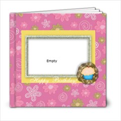 birthday girl 6x6 20 pgs - 6x6 Photo Book (20 pages)
