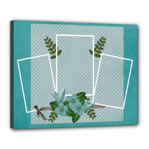 Canvas 20 x 16 (Stretched): LOVE hearts2 Canvas 20 x 16 (Stretched): LOVE hearts2