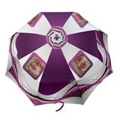 Pink and Silver Delight Folding Umbrella Pink and Silver Delight Folding Umbrella