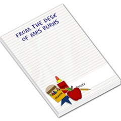 mrs burns - Large Memo Pads