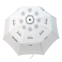 Black and White Fancy Folding Umbrella