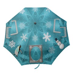 Winter Blue Folding Umbrella Winter Blue Folding Umbrella