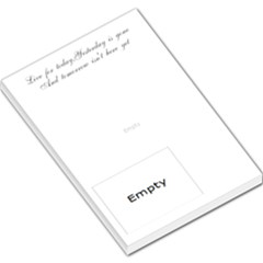 Live for Today Large Memo Pad - Large Memo Pads