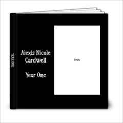 6x6 Lexi Year One - 6x6 Photo Book (20 pages)