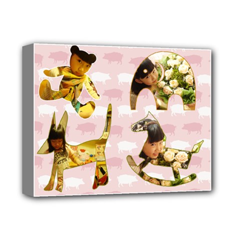 Funny Shape - Deluxe Canvas 14  x 11  (Stretched)
