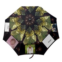pine and gold bow folding umbrella pine and gold bow folding umbrella