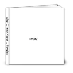 Temples - 6x6 Photo Book (20 pages)