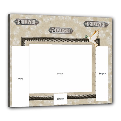 Live Laugh Love 24x20 Stretched Canvas - Canvas 24 x 20 (Stretched) Live Laugh Love 24x20 Stretched Canvas - Canvas 24 x 20 (Stretched)